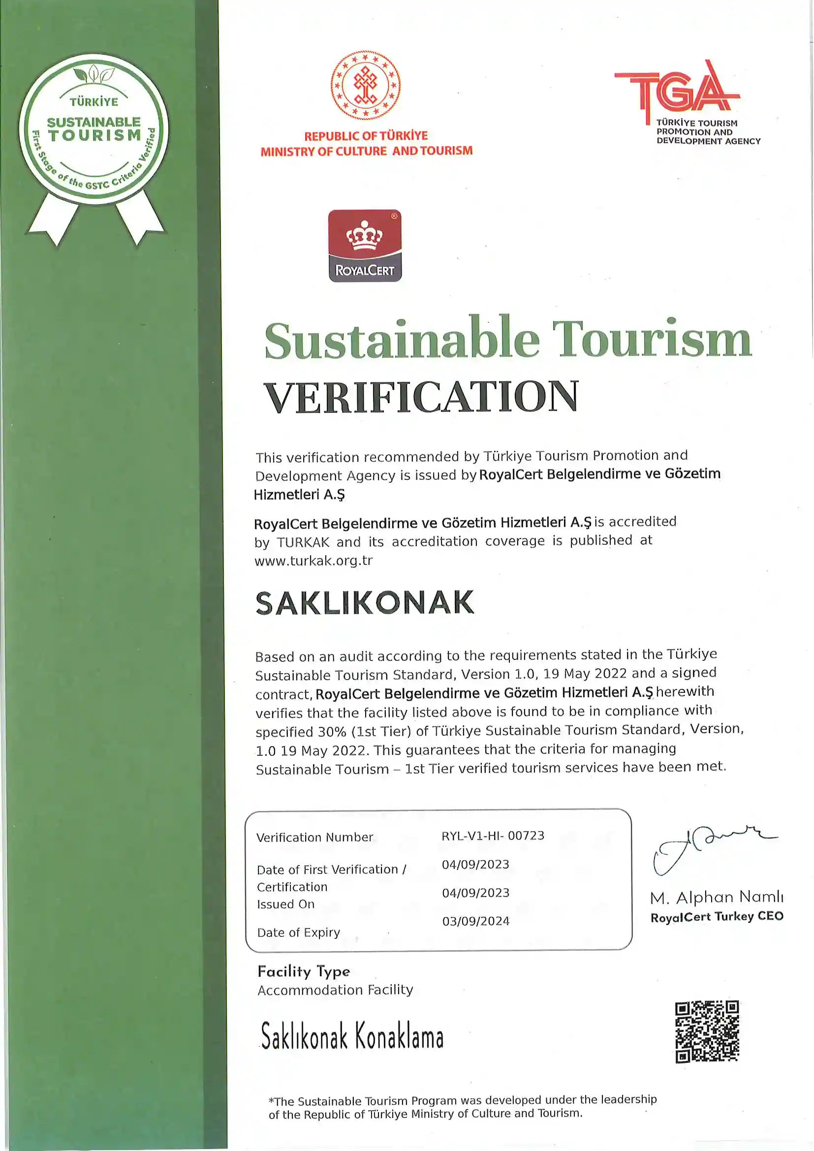 Turizm İşletme Belgesi